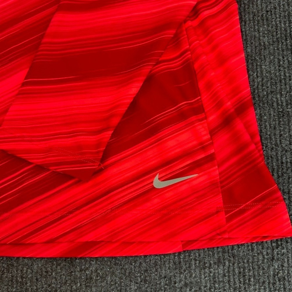 NIKE Golf Tour Performance Dri-Fit Women's Shirt Medium Long Sleeve Red - Picture 2 of 10
